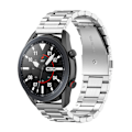 Miniatyrbillede 7 af 8: Urrem 22 mm Huawei Watch GT / Magic / TicWatch Pro rustfrit stål Sølv