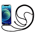 Miniatyrbild 5 av 8: Genomskinligt akrylhalsband mobilfodral för Samsung A24 4/5G