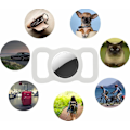 Miniatyrbild 4 av 6: Apple AirTag hållare till katt/hundhalsband - Lyser i mörkret/grön