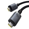 Miniatyrbillede 4 af 10: Hurtigopladningskabel Baseus Crystal Shine USB-C til USB-C 100W, 1,5m, 20Gb (sort)
