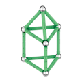 Miniatyrbild 7 av 7: Glow Recycled Magnetic Blocks 25 stycken GEOMAG GEO-328