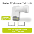 Miniatyrbild 8 av 10: Universal Twin LNB