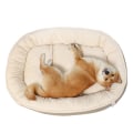 Pikkukuva 4 / 4: Mokkanahka Flanelli Nest Dog Bed Lemmikkien petimatto Harmaa M