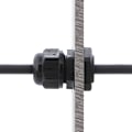 Miniatyrbild 3 av 9: S/FTP Cat6a patch cable, 3m, IP68, PG13.5, black