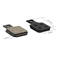 Pikkukuva 2 / 5: Jarrupalat Magura MT5/MT7/SH901/M5/M7 Hartsi/metallihybridille