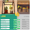 Miniatyrbillede 11 af 11: INF LED lyspaneler til planter - EU-adapter
