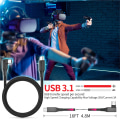 Miniatyrbild 9 av 10: INF Länkkabel USB-C för Oculus Quest 2 Svart 5 meter