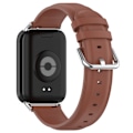 Pikkukuva 3 / 5: Nahkainen kellohihna Xiaomi Smart Band 9 Prolle Ruskea