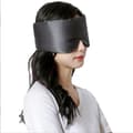 100% Mullbärssilke Sovmask för kvinnor män, Siden Ögondäck för sömn DarkGrey DarkGrey