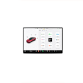 Miniatyrbild 2 av 3: Tesla Model 3/Y Center Console Skärmskydd - Refresh M3 Centralstyrning + bakre rad matt version