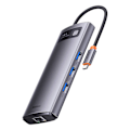 Miniatyrbild 3 av 11: Hub 7in1 Baseus Metal Gleam Series, USB-C till 3x USB 3.0 + HDMI + USB-C PD + VGA + Ethernet RJ45
