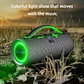 Miniatyrbild 3 av 8: Bärbar Vattentät Bluetooth-högtalare med Förbättrad Bas Blå