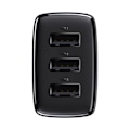 Miniatyrbild 4 av 7: Baseus kompakt snabbladdare, 3x USB, 17W (svart)