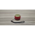 Pikkukuva 3 / 3: Mini kannettava puunsyykuvioinen Bluetooth-kaiutin - Punainen