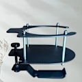 Miniatyrbild 2 av 6: Headsetstativ med mugghållare - Svart