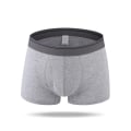 Miniatyrbillede 3 af 4: Mænds bomuldsboksershorts Bløde åndbare underbukser 4-pak 3XL
