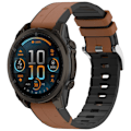 Miniatyrbillede 2 af 5: Urrem til Garmin Smartwatch Brun 26 mm