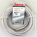 Miniatyrbild 3 av 3: HAMA Högtalarkabel 2x0.75 mm2 25p Bulk Vit 10m