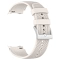 Miniatyrbillede 1 af 4: Silikone urrem til Oppo Watch X2, Oneplus Watch3 Knogle hvid