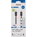 Pikkukuva 4 / 4: USB-C-kaapeli USB 4.0 Gen2 20 Gbit/s 240W 2,0 m Musta