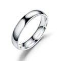 Miniatyrbillede 1 af 5: Simple Design Ring Rustfrit Stål Sølv S