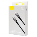 Pikkukuva 6 / 7: USB-C-kaapeli Lightning Baseus Glimmer -sarjalle, 20 W, 2 m (musta)