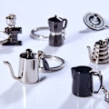 Miniatyrbillede 4 af 4: Moka Pot nøglering Model 3