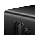 Miniatyrbillede 8 af 11: Baseus GaN3 Pro vægoplader / powerstrip 2xUSB + 2xUSB-C + AC, 100W (sort)
