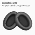 Miniatyrbillede 4 af 5: Ørepuder til Kingston KHX-HSCP HyperX Cloud II Sort Ørepuder i proteinlæder