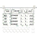 Pikkukuva 3 / 3: Bohemian Style Calendar Bulletin Board Card Set - Leaf