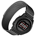 Miniatyrbillede 2 af 4: Quick Release Milanese Metal Watch Strap til Garmin Fenix 7X Pro/Fenix 58 Sort 26 mm