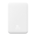 Pikkukuva 1 / 11: Magneettinen Mini Powerbank Baseus 5000mAh, USB-C 20W (valkoinen)