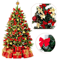 Miniatyrbild 4 av 7: Julrosetter juldekoration röd 12-pack