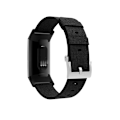 Miniatyrbild 1 av 3: Klockarmband i canvasnylon för Fitbit Charge 3 Svart