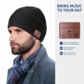 Pikkukuva 3 / 7: Pipo Bluetooth 5.0 -kuulokkeilla ja mikrofonilla tummanharmaa