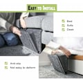 Miniatyrbillede 5 af 5: Filt opbevaringstaske til seng/sofa Mørkegrå