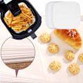 Miniatyrbillede 2 af 5: Engangsbagepapir til Airfryer non-stick 18 cm 100-pak Hvid