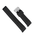 Miniatyrbillede 3 af 4: Silikone urrem til Huawei GT5/GT4/Watch4 Sort + Sølv 22 mm