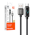 Miniatyrbild 5 av 5: Mcdodo CA-2350 USB-A till USB-C-kabel, 6A, LED-skärm, 1,2 m