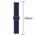Miniatyrbild 3 av 5: Nylon Klockarmband till Fitbit Versa 3/4 Mörkblå