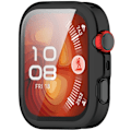 Miniatyrbillede 2 af 6: Huawei Watch Fit 4 Pro Fuld Dækning TPU Beskyttelsesetui Sort