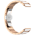 Miniatyrbillede 1 af 3: Keramisk rem til Huawei GT5 & GT5 Pro - 18 mm universal pasform Rose guld
