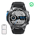 Miniatyrbillede 9 af 9: Zeblaze Stratos 2 Ultra Smartwatch (sort)