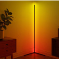 Pikkukuva 6 / 7: LED-lattiavalaisin kulmavalaisin RGB väriä vaihtava musta