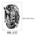Miniatyrbild 1 av 3: 6-pack tillfälliga tatueringar med djurmotiv model 2