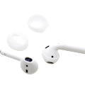 Miniatyrbillede 1 af 5: Silikone ørehætter cover til AirPods 1/2 generation Sort
