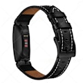 Miniatyrbillede 1 af 4: Premium læderrem til Fitbit Inspire 1/2 HR Brun