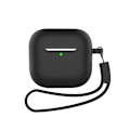 Miniatyrbillede 4 af 4: AirPods-etui med nøglering og tilbehør AirPods 4 Flat Sort