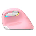 Miniatyrbild 3 av 3: Trådlös vertikal mus Delux M618Mini DB BT+2.4G 2400DPI (rosa)