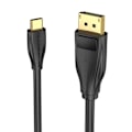Pikkukuva 3 / 5: USB-C - DisplayPort 1.4 -kaapelin tuuletus CGYBG, 1,5 m, 8K 60Hz/4K 120Hz (musta)